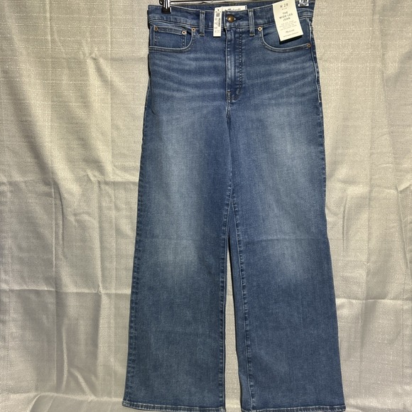 Madewell Denim - Madewell The Wide-Leg Jean High Rise Fitted through‎ Hip size W 28 magic pockets
